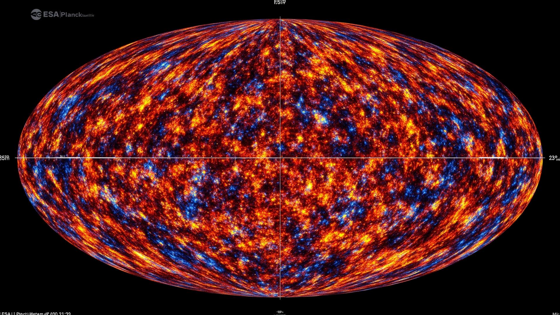 Mollweide projection of the cosmic microwave background